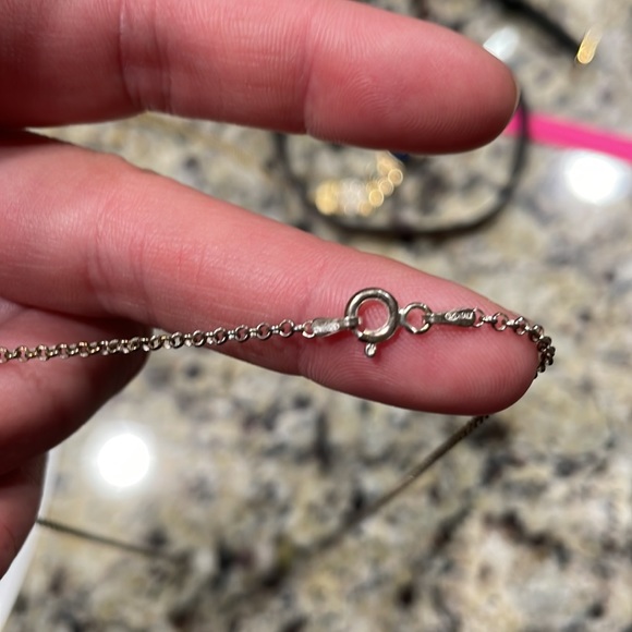 925 Sterling Italy - Natural Gemstone Necklace - Picture 5 of 5